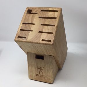 J.A. Henckels Knife Hardwood Block 9 Slots Holder